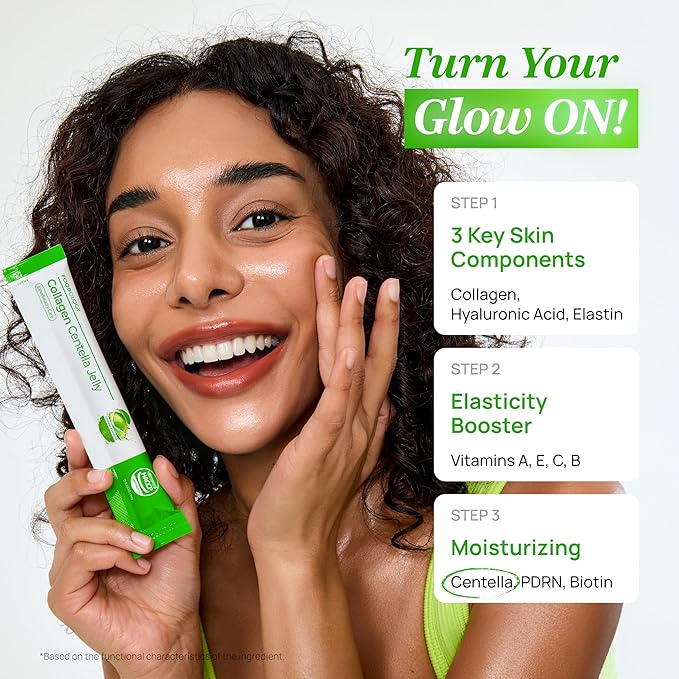 FOODOLOGY Bowel Movement Jelly &amp Collagen Jelly Set Dietary Fiber Supplement for Boosting Metabolism Gut Heath and Skin Hydration Collagen Centella Asiatica Garcinia Cambogia