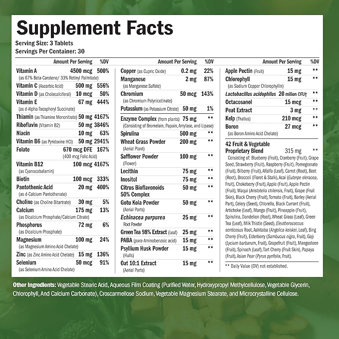 Vimerson Health Vegan Multivitamins for Vegans and Vegetarians &amp Multivitamin for Women
