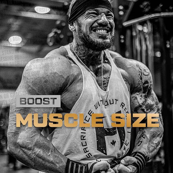 HOSSTILE Creatine Monohydrate Powder for Men &amp Women Micronized Improve Muscle Size Strength &amp Power Output Post Workout Recovery Drink Unflavored 60 Servings