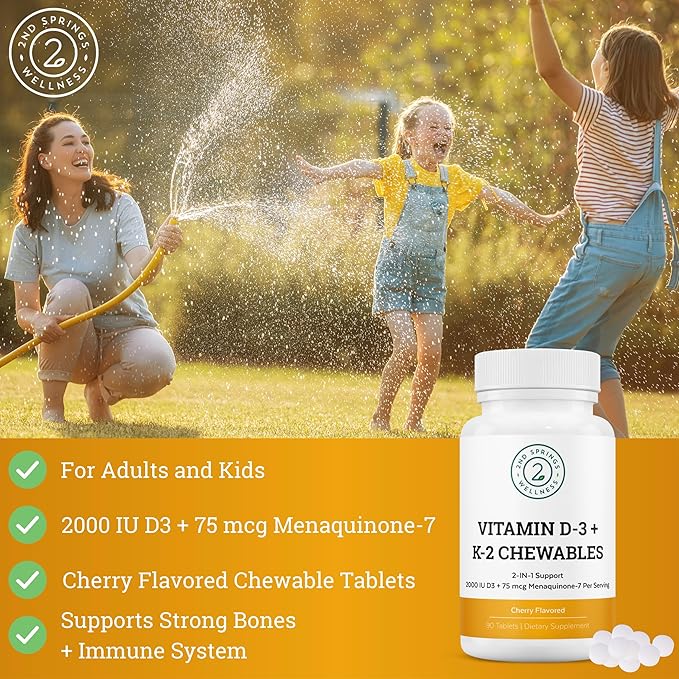 Men's Health Vitality Bundle: Brain Support Complex Men's Daily 7 Essentials and Vitamin D3 + K2