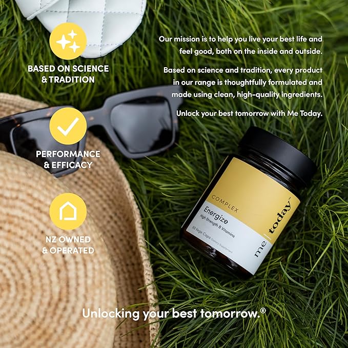 me today Energise Supplement Super B Vitamin B Complex for Men &amp Women - B6 B12 with Vitamin C Zinc Ashwagandha and Siberian Ginseng - Energy and Immune Support - Vegan 60 Servings