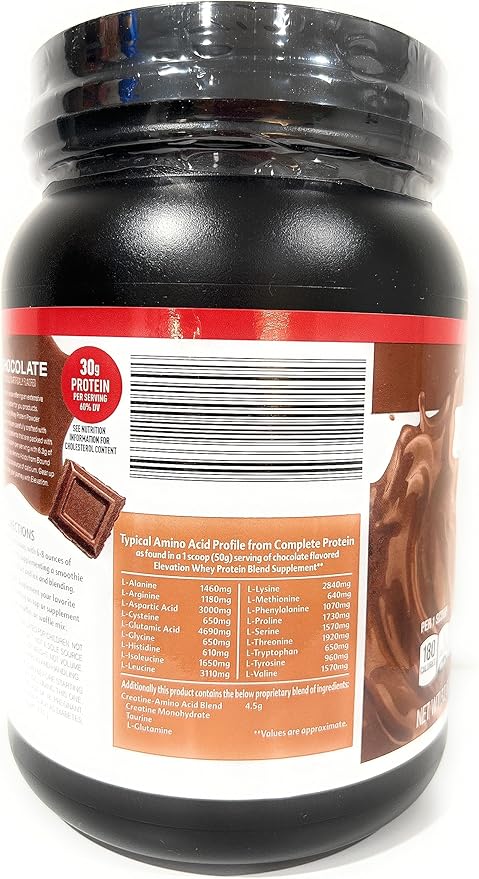 Elevation by Millville Chocolate Protein Powder 32oz pack of 1