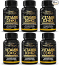 FREZZOR Vitamin D3 and K2 Caps High Potency D3 2000IU and K2 (MK7) 80mcg Unique VIT D3 from 100% New Zealand Sheep's Wool Lanolin Cardiovascular Support &amp Bone Health 360 Softgels 6 Month Suppl