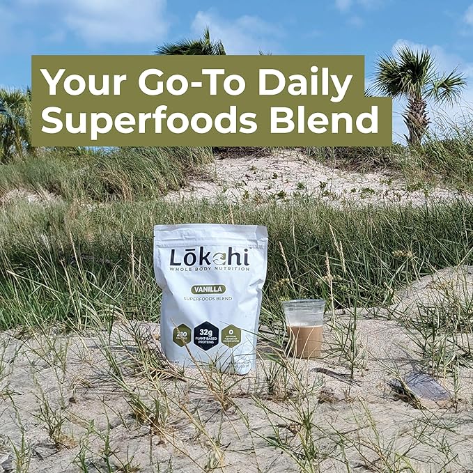 LOKAHI Superfoods Protein Blend (2lbs Vanilla)