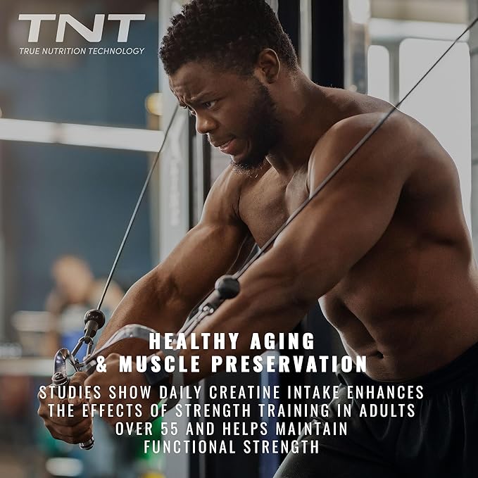 TNT Creapure® Creatine Monohydrate Powder (100 Servings) • Made in Germany • 5g per Serving • Supports Strength Endurance &amp Cognitive Energy* • Micronized Vegan 99.99% Pure