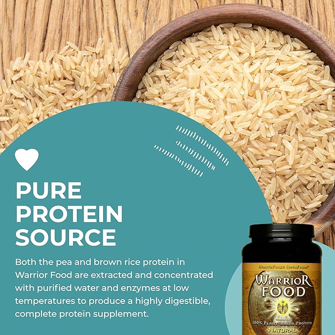 Warrior Food Natural Protein Powder - 1000 g - V3.0