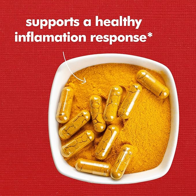 Santo Remedio Turmeric Supports Joint Health and Healthy Inflammatory Response to Exercise Gluten Free Vegetarian Lactose Free No Artificial Flavors 270 Capsules 90 Servings
