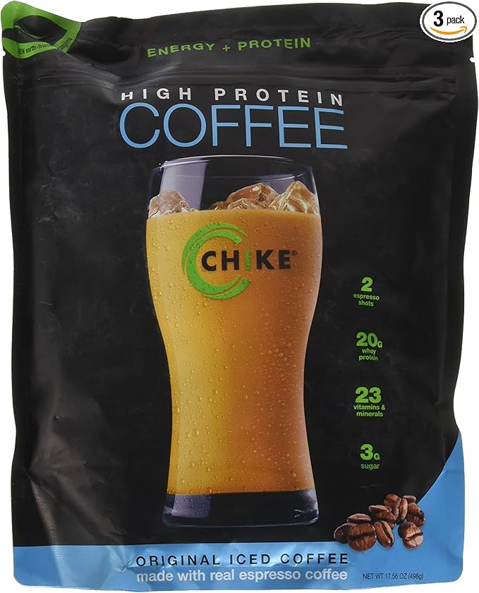 Chike Nutrition High Protein Coffee 1.1lb (Pack of 3)