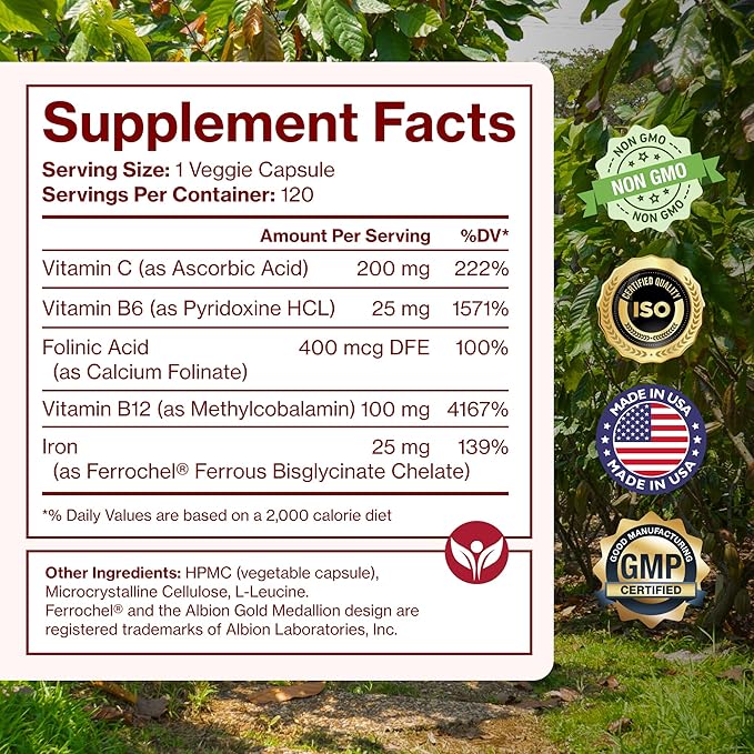 Mood Energy &amp Muscle Bundle - Pure Magnesium Glycinate &amp Iron Plus Supplement - Boost Energy Sleep Immunity &amp Muscle Support Pure Micronutrients