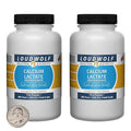 Calcium Lactate / 12 Ounces / 2 Bottles / 99% Pure USP-FCC Food Grade/Fine Powder/USA