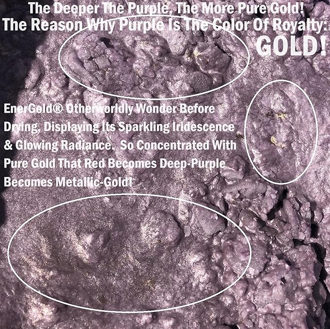 EnerGold® Monoatomic Gold/ORMUS: World's ONLY Pure-G O L D (Platinum &amp Copper) &gt1000 PPM! Deflect Radiation EMFs Low-Energy Frequencies Repair DNA Pineal Body's Tissues Energize Aura Cha