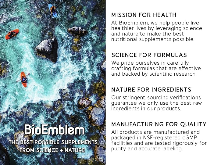 BioEmblem Turmeric Curcumin Supplement with BioPerine | Joint Support &amp Heart Health | with Organic Turmeric Powder &amp 95% Curcuminoids Extract | California Made Non-GMO 60-Day Supply