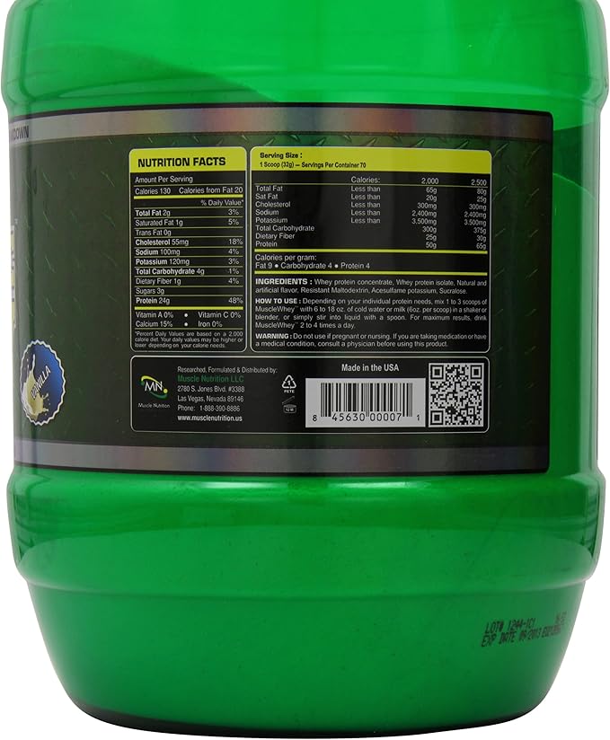 Muscle Nutrition Muscle Whey Vanilla 5 Pound