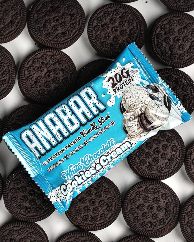 Anabar Protein Bar Variety Packs The Protein-Packed Candy Bar World's Best Tasting Protein Bar No Sugar Alcohols High Protein Amazingly Delicious 20 Grams of Protein (12 Bars Crunch &amp Crumb