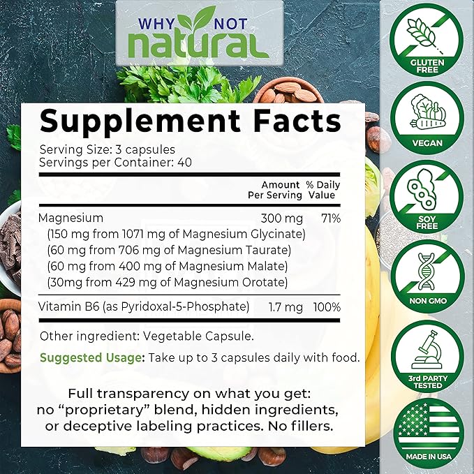 Magnesium Complex Supplement and Ceylon Cinnamon Complex