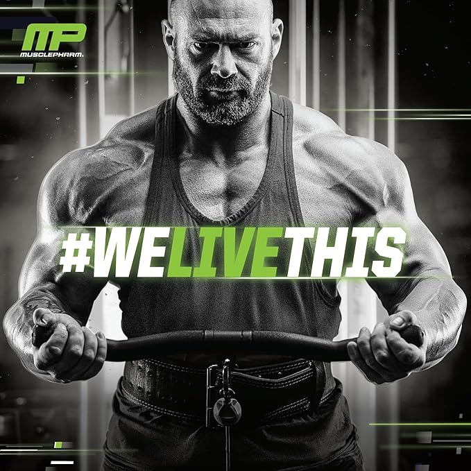 MusclePharm Combat Protein Powder Banana Cream Flavor Fuels Muscles for Productive Workouts 5 Protein Sources including Whey Protein Isolate &amp Egg Albumin Gluten Free 4 lb 52 Servings
