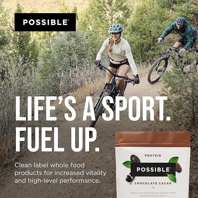 Protein Powder - Muscle Growth &amp Recovery Support - Plant-Based Protein - Essential Amino Acids &amp BCAAs - Vegan Gluten-Free &amp USDA Organic - Chocolate 1.25 Pound (Pack of 1)