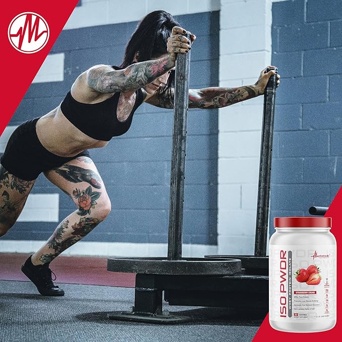 Metabolic Nutrition Whey Protein Isolate ISO PWDR Peanut Butter Cookie 1.54lb 23 Servings 26g Protein Fast Digesting Zero Carbs Delicious Flavor Very Low Carbs &amp Fat Zero Lactose